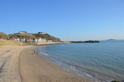 Pettycur Beach stock image. Image of homes, wall, ripple - 38830579