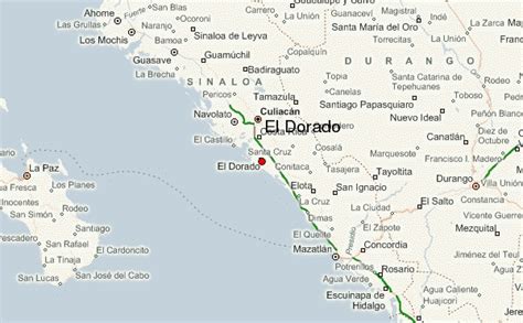 El Dorado Mexico Map - Map Of Us Western States