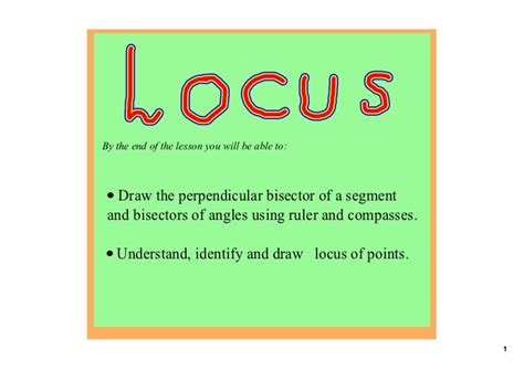 Locus 1