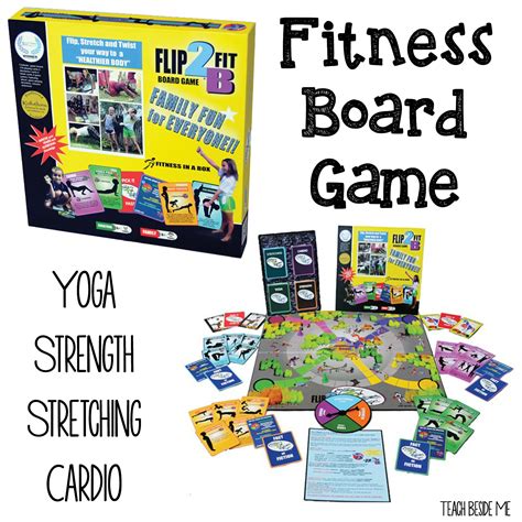 Fitness Board Game for Kids - Teach Beside Me