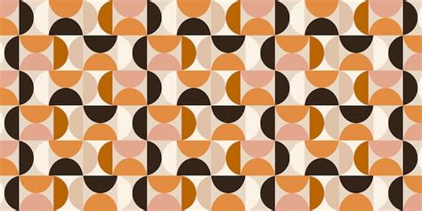 Premium Vector | Round pattern background