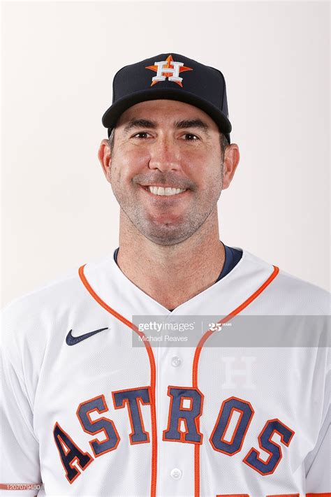 Justin Verlander of the Houston Astros poses for a photo during Photo ...