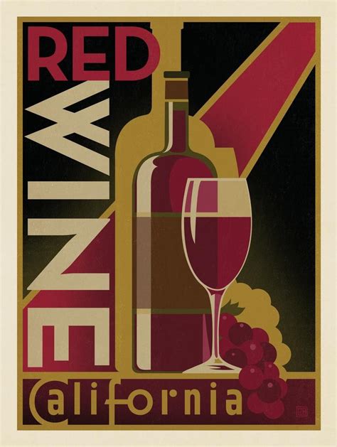 Anderson Design Group | Wine poster, Wine art, Vintage poster design