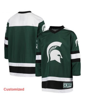 Custom Michigan State Spartans Hockey Jerseys,Customized Michigan State ...