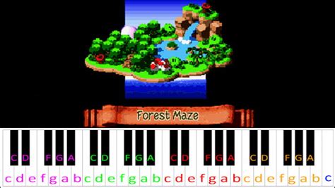 Forest Maze (Super Mario RPG) | Piano Letter Notes