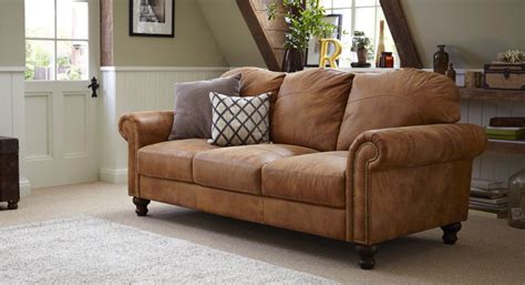 Tan leather sofa #DFS | Leather sofa living room, Brown leather sofa living room, Light brown ...