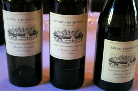 The wines of Rupert & Rothschild, South Africa