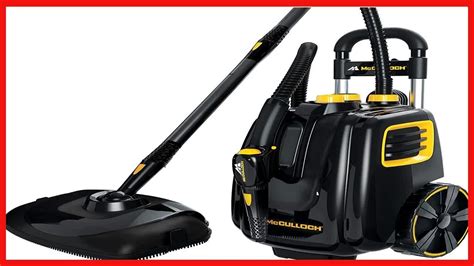 McCulloch MC1385 Deluxe Canister Steam Cleaner with 23 Accessories, Chemical-Free Pressurized ...