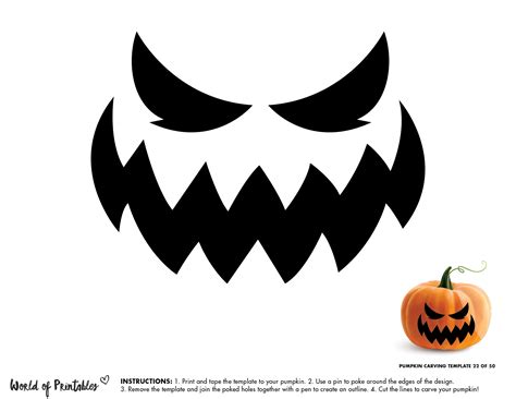 Carve Out Some Scares with These Evil Pumpkin Faces: Tips and Tricks ...