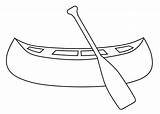 Canoe Coloring Pages Sketch Page sketch template