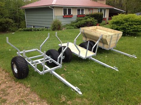 ATV Woods Trailer, pull behind trailers, single axle dump, tandem, for ...