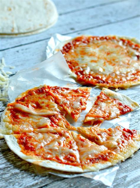 Homemade Tortilla Pizza Recipe - Funtastic Life