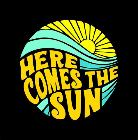 Here Comes the Sun SVG PNG Dxf Eps Digital Download - Etsy Canada