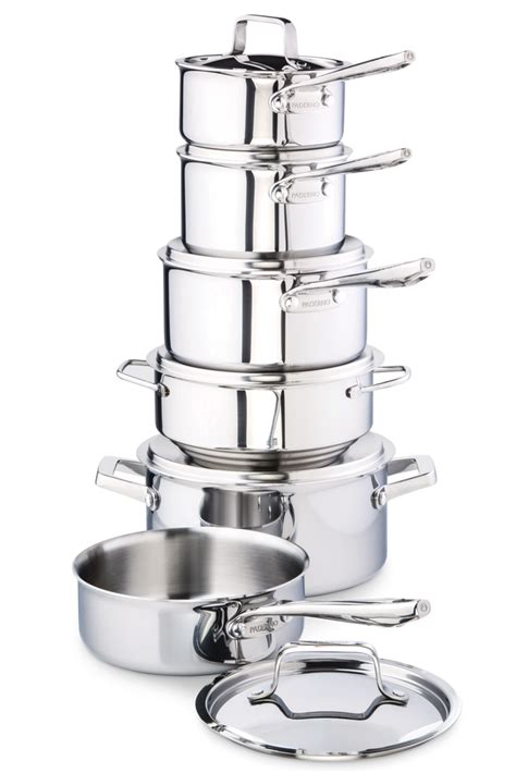 PADERNO Canadian Professional Clad Cookware Set, Dishwasher & Oven Safe ...