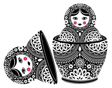 Babushka by sifa | Nesting dolls illustration, Nesting dolls drawing, Matryoshka tattoo