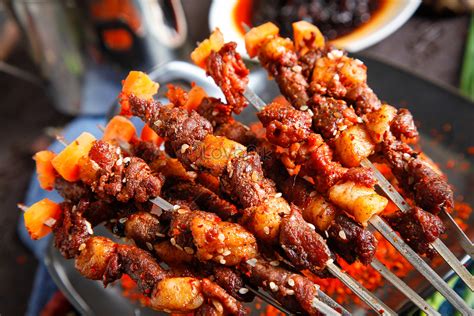 Gratis Foto Tusuk Sate Kambing, Unduh di Lovepik