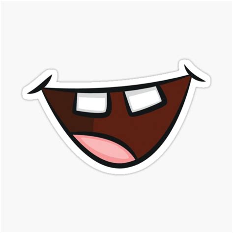 "Funny Mouth Cartoon illustration" Sticker for Sale by Amineharoni | Redbubble