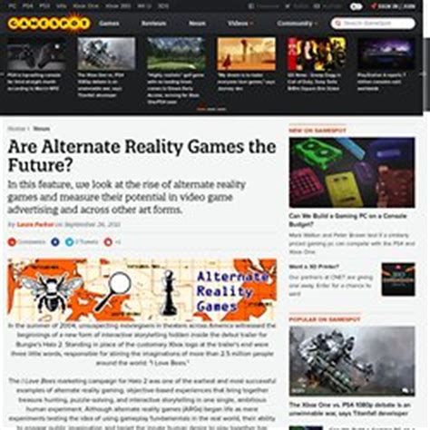 Alternate Reality Game | Pearltrees