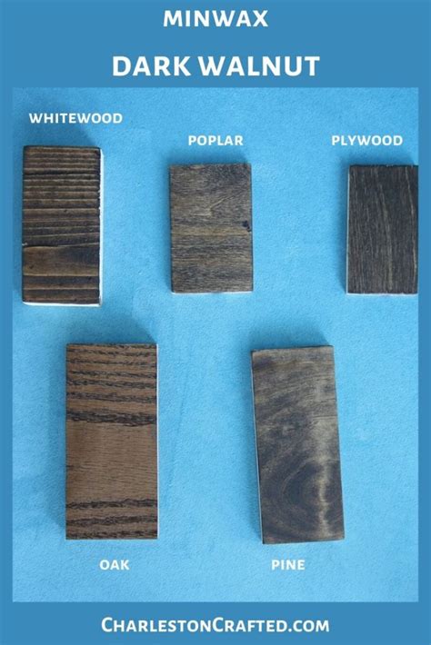 Dark Walnut wood stain by Minwax - the Ultimate Guide!