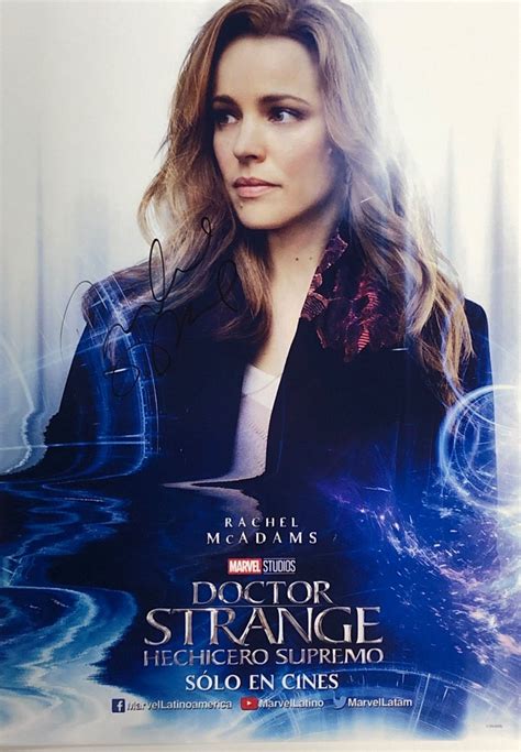 Doctor Strange Rachel McAdams Signed Photo