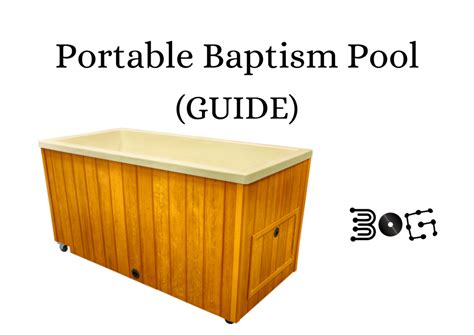 Portable Baptism Pool | An Absolute Guide 2020 - JGuru