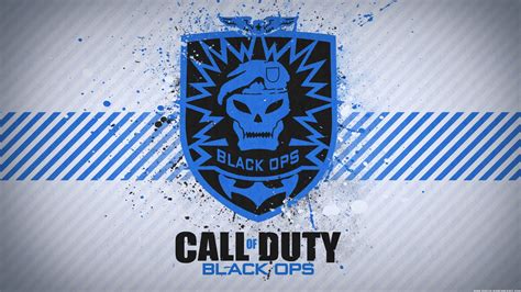 CoD 7 Black Ops Blue Skull Logo HD Wallpapers | Epic Desktop Backgrounds