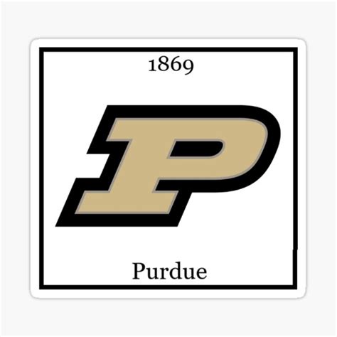 "Purdue Element" Sticker for Sale by rachelptat | Redbubble