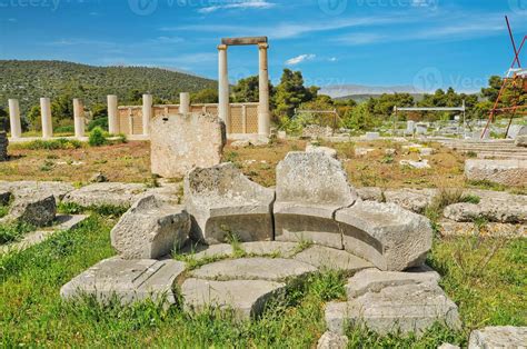 Ancient Epidaurus archaeological site 8366878 Stock Photo at Vecteezy