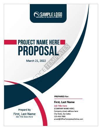 Project Proposal Title/Cover Page Design Cover Page Format, Cover Pages, Marketing Proposal ...