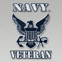 U.S. Navy Veteran Gear: Navy Veteran Logo Decal | Armed Forces Gear