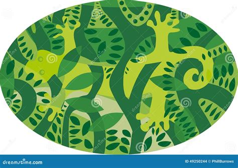 Salamander Camouflage Stock Vector - Image: 49250244