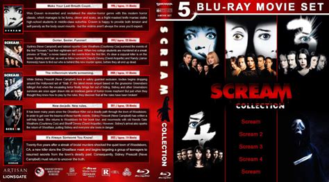 Scream Collection (5) Custom Blu-Ray Cover V2 - DVDcover.Com