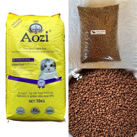 Aozi Organic Cat Food (Salmon, Fruits And Vegetables) 1KG Repacked ...