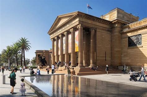 Forecourt design reflects historical change at Art Gallery of New South ...