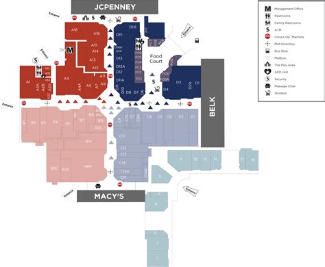 City Creek Mall Map