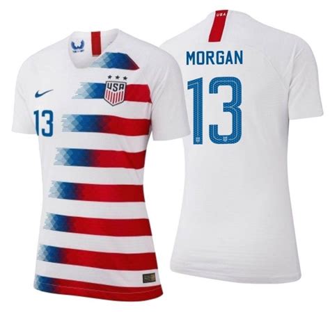 Alex Morgan #13 USA Home Women Soccer Jersey 2018 - Soccer-Other