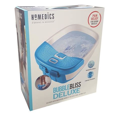 Spa para pies Homedics Bubble Bliss Deluxe Omni Curacao