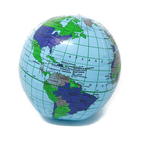 Inflatable World Globe – 11” Earth Beach Ball Party Supplies (1 Dozen) - Bulk - Walmart.com ...