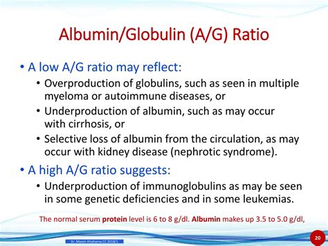 Albumin Normal Range