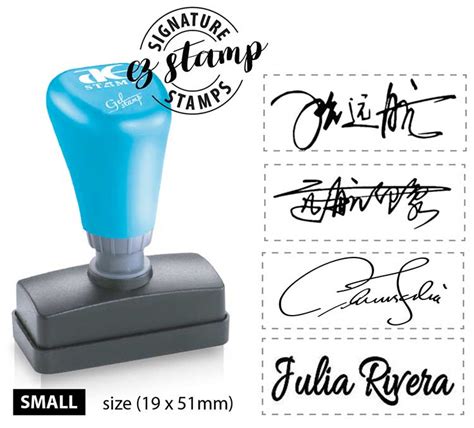 SMALL SIGNATURE STAMP (19x51mm) - EZ STAMP