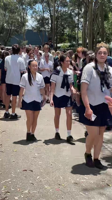 Our year 12 clap out. | By Helensvale State High School