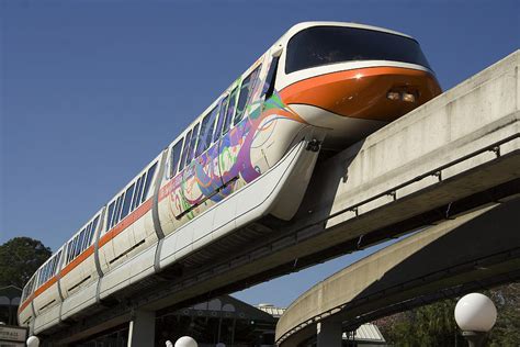 Monorail at Disney World Photograph by Carl Purcell - Fine Art America