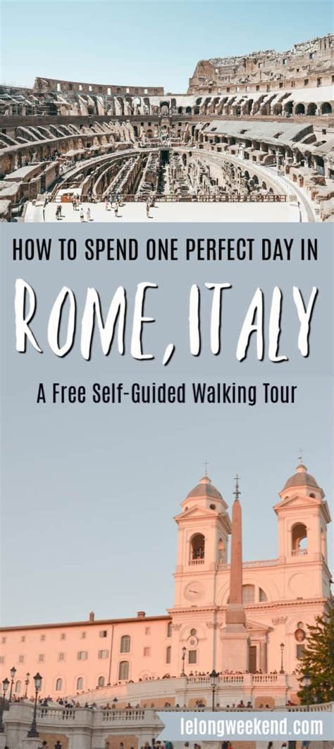 Wondering how to make the most of one day in Rome, Italy? We've created the ultimate free self ...