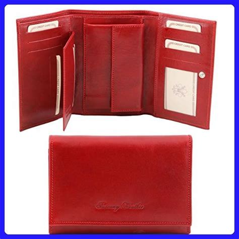 Tuscany Leather Exclusive leather wallet for women Red Leather wallets for women - Wallets ...