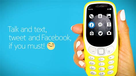 Nokia 3310 3G Goes Official: Comes With Dedicated Facebook And Twitter ...