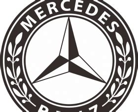 Download Mercedes-Benz logo black and white png images background | TOPpng