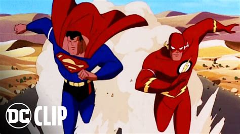 Superman Races The Flash Clip – Superman: The Animated Series | DC ...