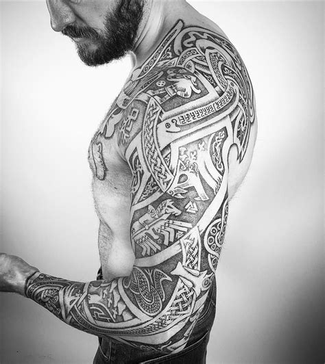 Viking Sleeve Tattoos • Half Sleeve Tattoo Site