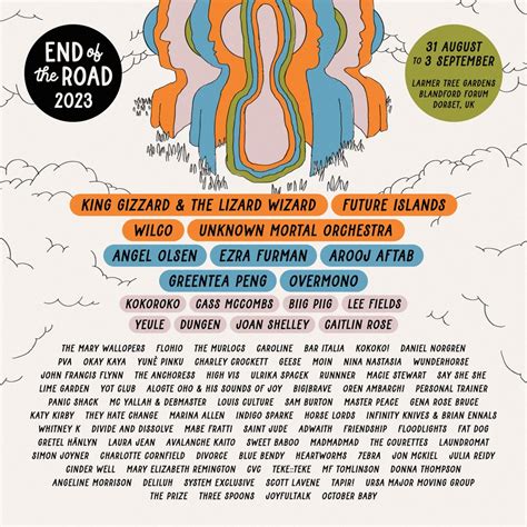 King Gizzard & The Lizard Wizard, Future Islands, Unknown Mortal Orchestra and Wilco Headline ...