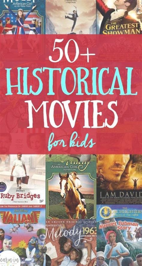 50+ historical movies for kids, teach history and homeschool history ...